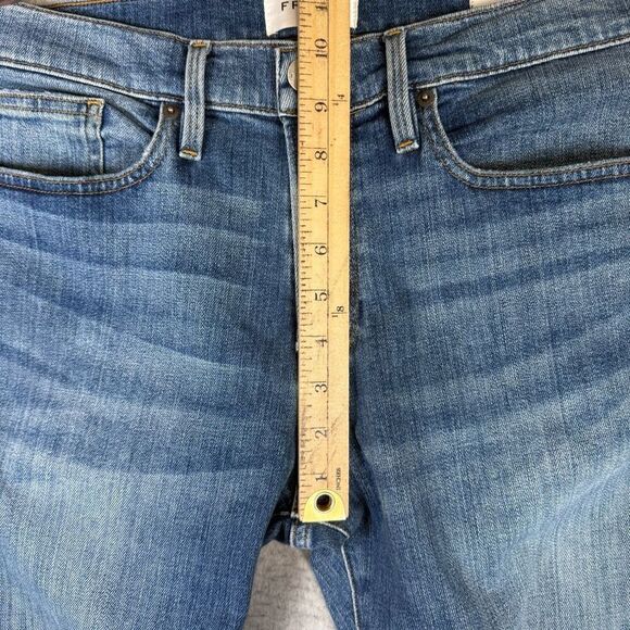 Frame Mens Size 34 L' Homme Slim Denim Jeans Medium Wash Pockets Stretch - Picture 4 of 10